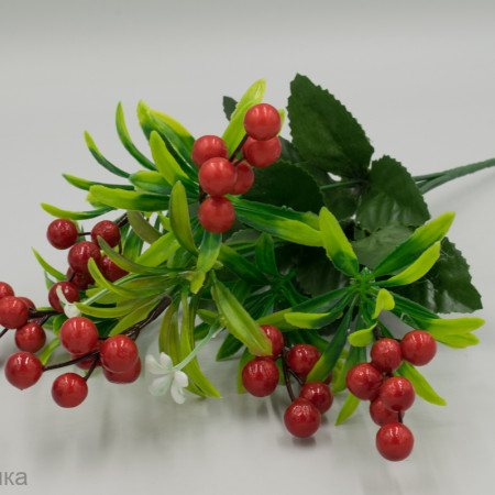 Куст ягодки  "Римини"зелень искусственная