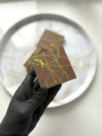 Плитка Дубайская гладкий квадрат  форма пластиковая