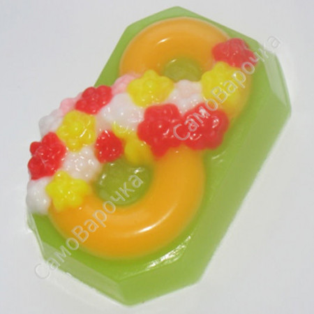 8 Марта - форма пластиковая 8 Марта - форма пластиковая