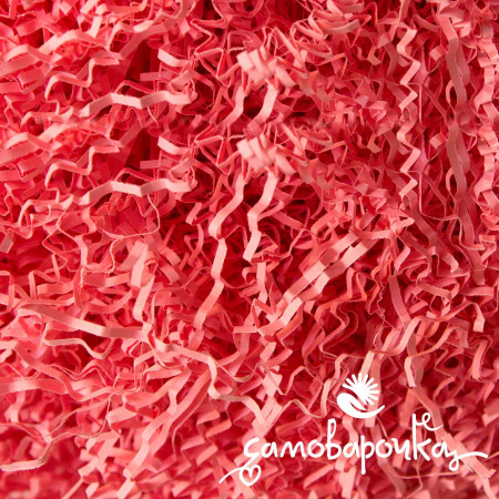 Наполнитель из цветной бумаги розовый