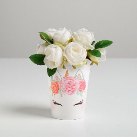 Стакан для цветов «Единорожка», 350 мл Стакан для цветов «Единорожка», 350 мл