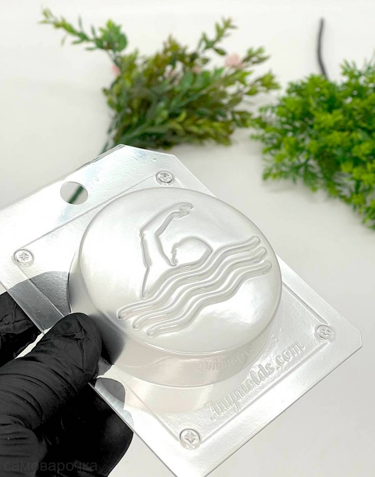 Пловец форма пластиковая для мыла и шоколада - Пловец форма пластиковая для мыла и шоколада -