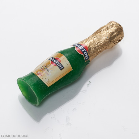 Бутылка Шампанское Мартини, силиконовая форма 3D