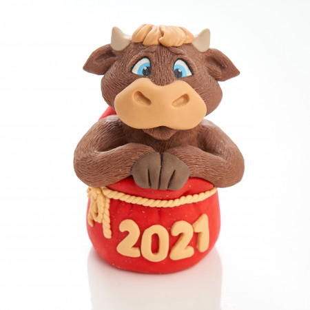 Бычок в Мешке форма силиконовая 3D