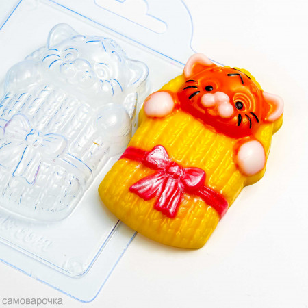 Новорожденный тигренок форма пластиковая