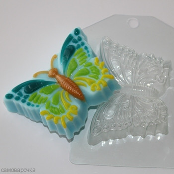 Бабочка, форма для мыла пластиковая Бабочка, форма для мыла пластиковая