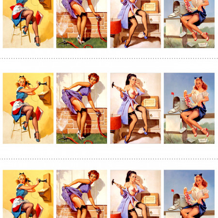 водорастворимая бумага с картинкой подборка №115 Пинап