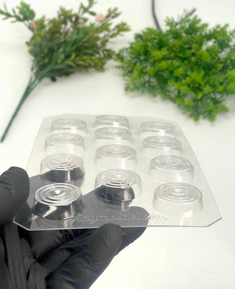 Шашки форма пластиковая для шоколада и мыла - 