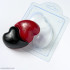 Сердца Инь-Янь форма пластиковая - Для мыла и шоколада