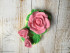 Розы на восьмерке Силиконовая форма 3D - Молд для мыла
