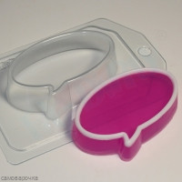 Выноска 1 овал, форма для мыла пластиковая