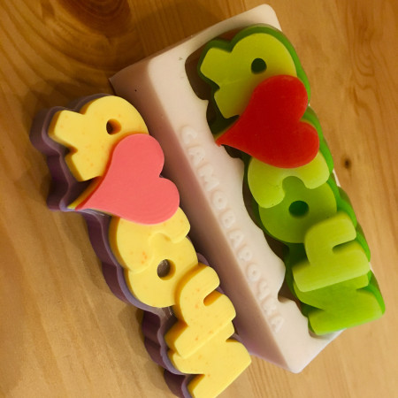 Я люблю Сочи надпись силиконовая форма 3d