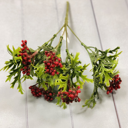 Зелень Горошек красный искусственный