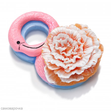 Восьмерка фламинго Силиконовая форма 3D