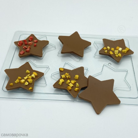 Плитка звезда 55*58*5 мм Пластиковая форма Плитка звезда 55*58*5 мм Пластиковая форма