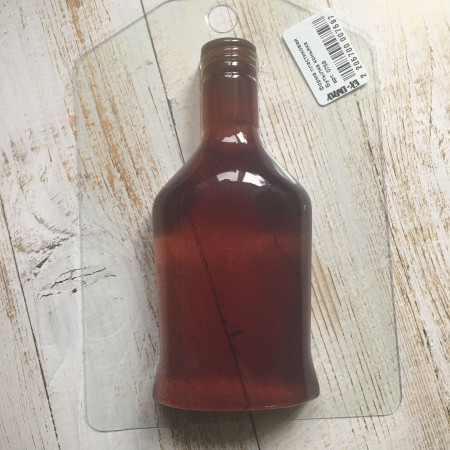 Бутылка коньяка, форма для мыла пластиковая Бутылка коньяка, форма для мыла пластиковая