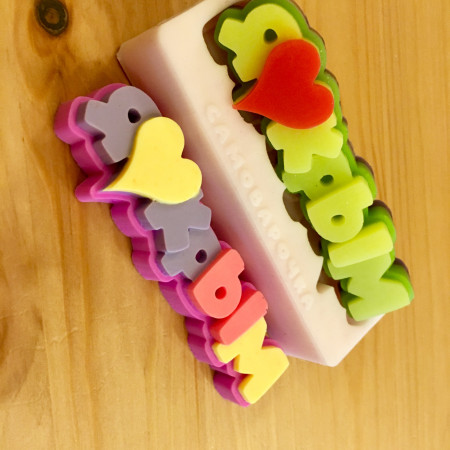 Я люблю Крым надпись силиконовая форма 3D