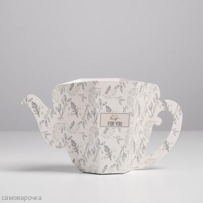 Коробка для букетов Чайник For you 13*17 см Коробка для букетов Чайник For you 13*17 см