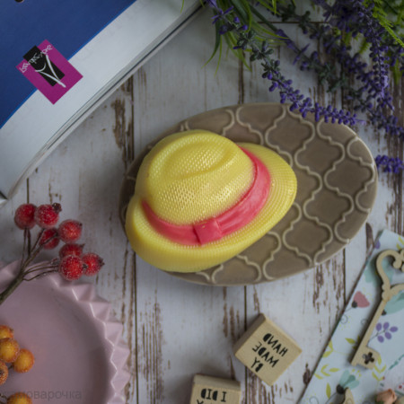 Шляпа 2, форма для мыла пластиковая