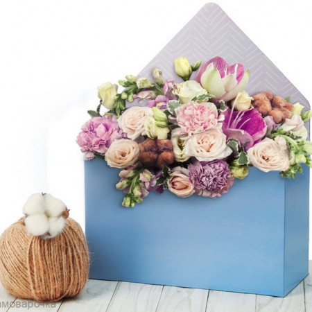 Коробка–письмо Зигзаг 25 х 33 х 10 см