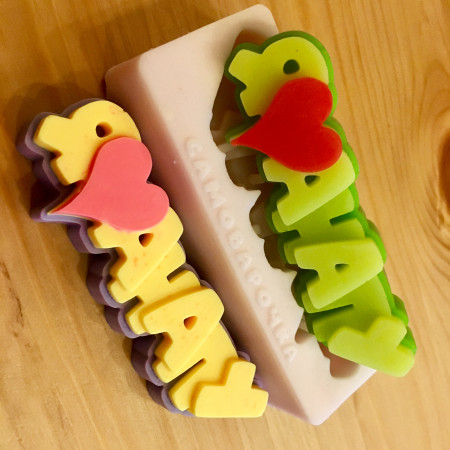 Я люблю Анапу надпись силиконовая форма 3D