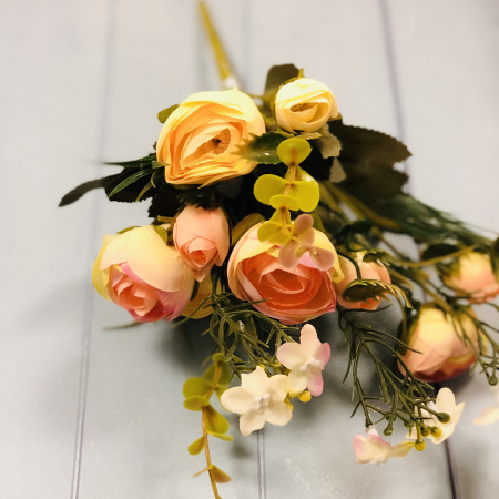Ранункулюс микс бледно желтый искусственный