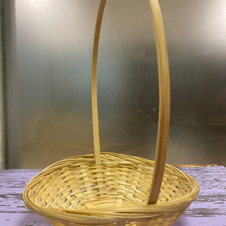 Корзина плетеная бамбук D=19 R Корзина плетеная бамбук D=19 R