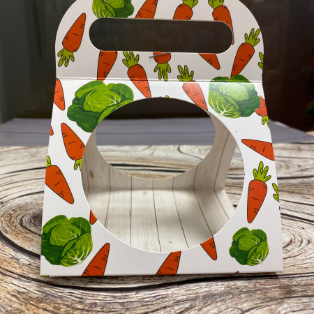 Сумочка для купола Морковки двухсторонняя (сумочка+дно+бирка)